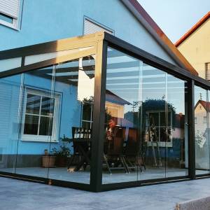 Glasschiebewände