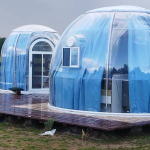 Igloo-Kuppel aus Polycarbonat-Massivplatten